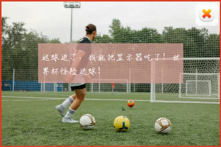 这球进了，我就把显示器吃了！世界杯惊险进球！